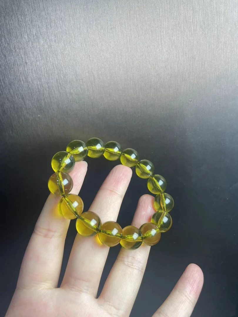 007 蓝珀14mm单圈手串