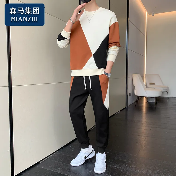 棉致套装男士春秋季2025新款潮牌两件一整套卫衣休闲运动男装衣服