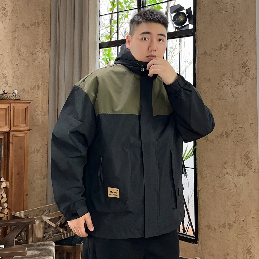【蝈蝈春季新款】2025新款潮流百搭春秋大码户外休闲夹克潮牌冲锋衣