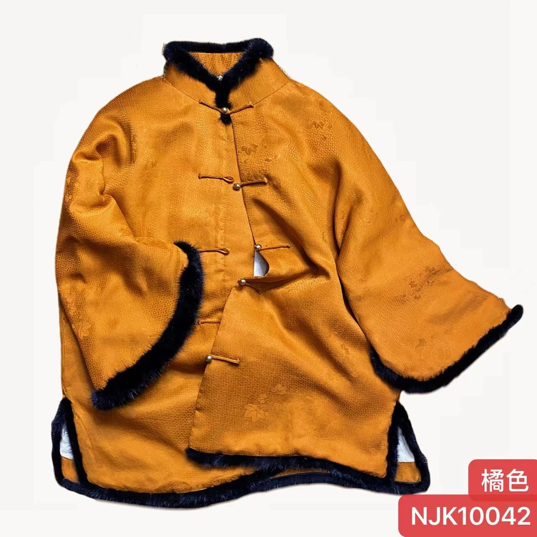 娜家国风棉服上衣NJK（10042）秋冬复古中国风