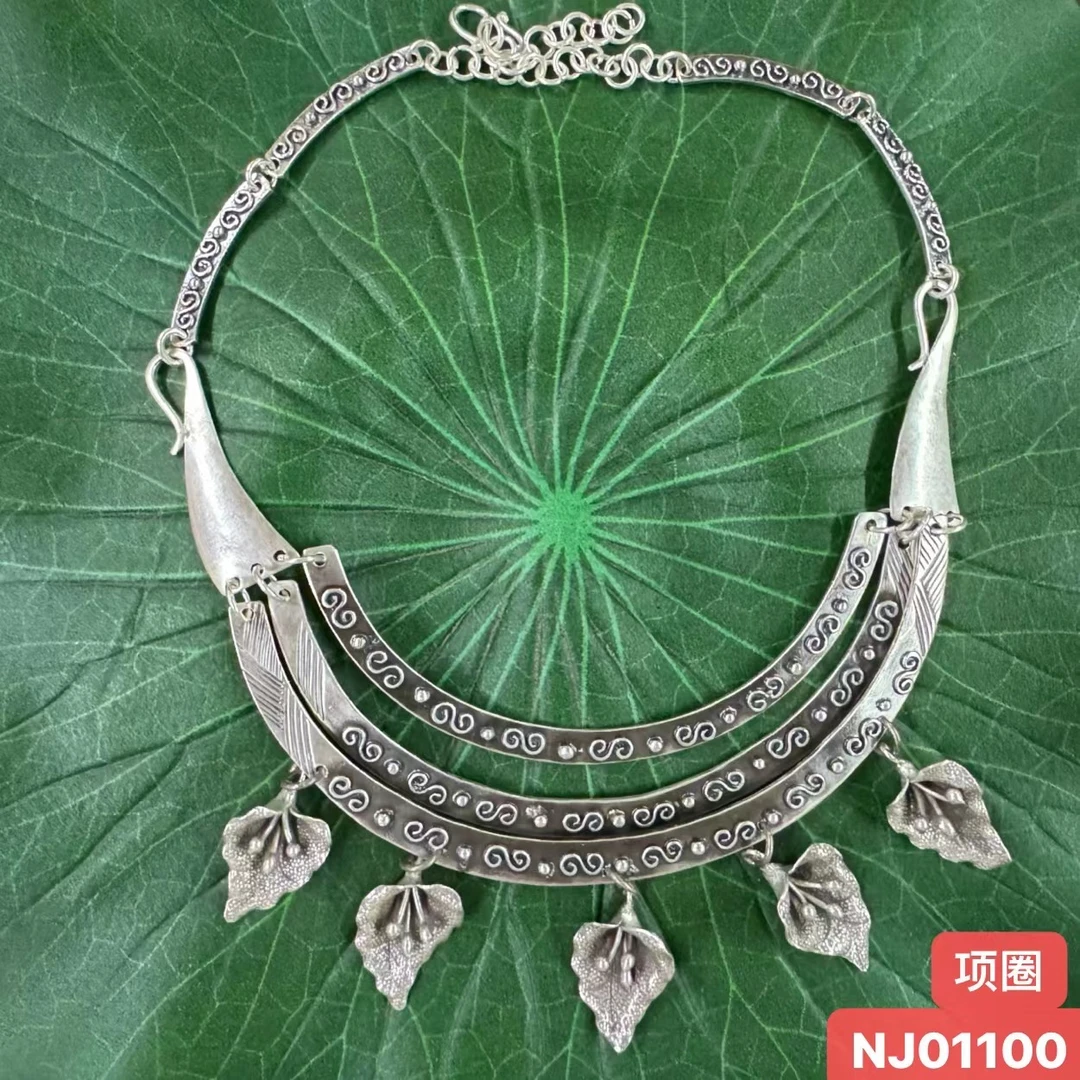 合金项链 合金项链娜家国风项链NJ（01100）民族风银制