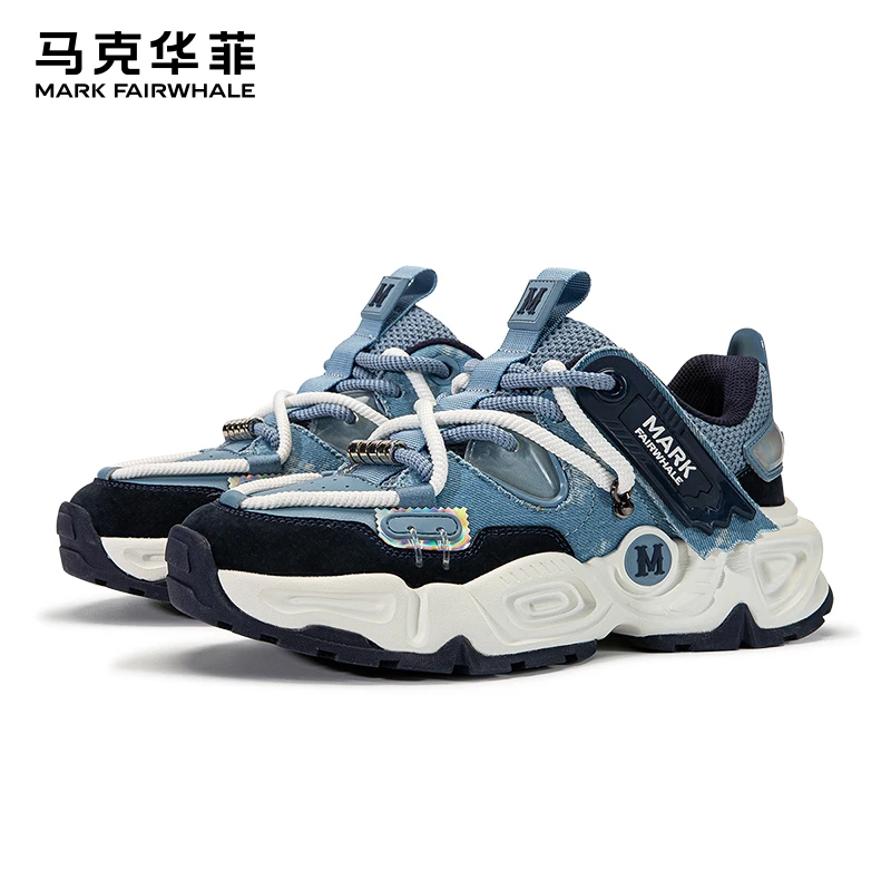 马克华菲潮鞋男款2025秋季男士休闲鞋子百搭低帮男鞋新款老爹鞋男