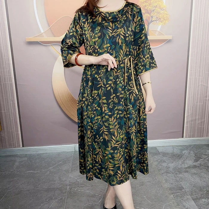 永顺定制2301-8【】高端气质连衣裙