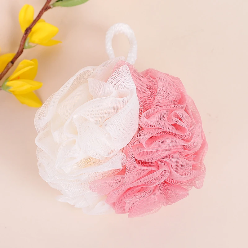 沐浴球浴花柔软起泡丰富大号超柔洗浴可爱搓背拼色浴花结实不散