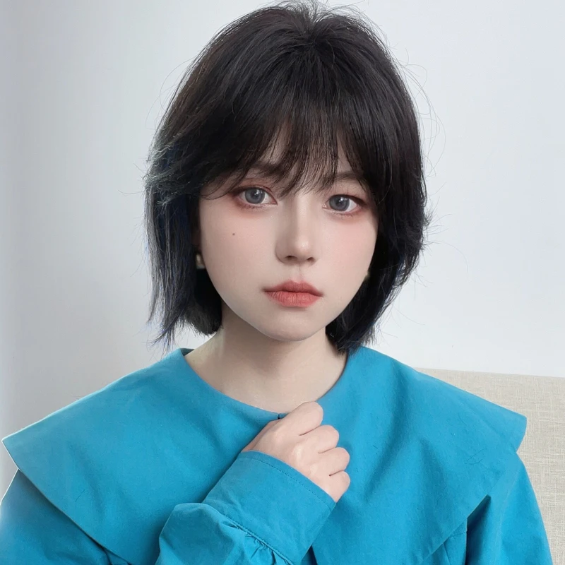 递针头顶补发块真发假发补发女遮盖白发增加发量丝轻薄蓬松头