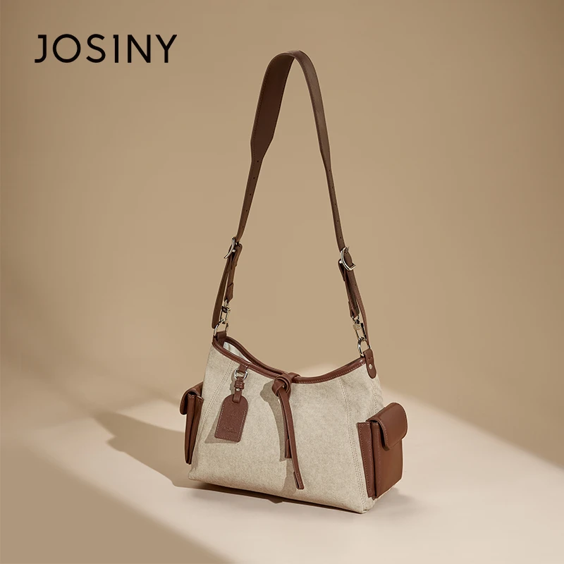 卓诗尼新款轻奢单肩手提包包女新款单肩斜挎包高级质感腋下包