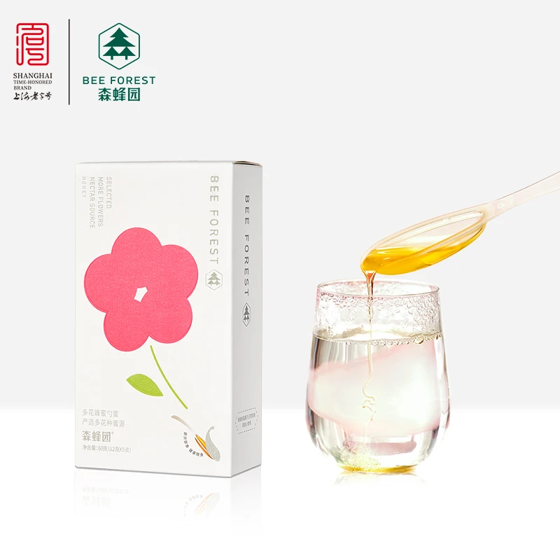 森蜂园小红花多花勺蜜12g*5支/盒