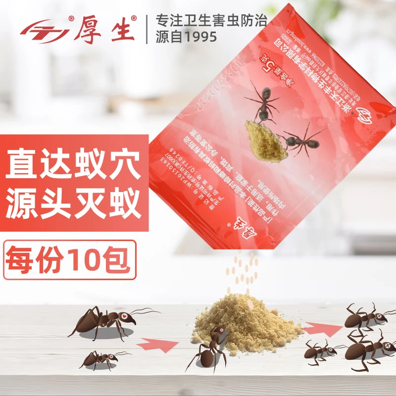 蚂蚁药粉家用灭蚁清室内无红小蚂蚁毒杀厨房宾馆强一窝灭杀端