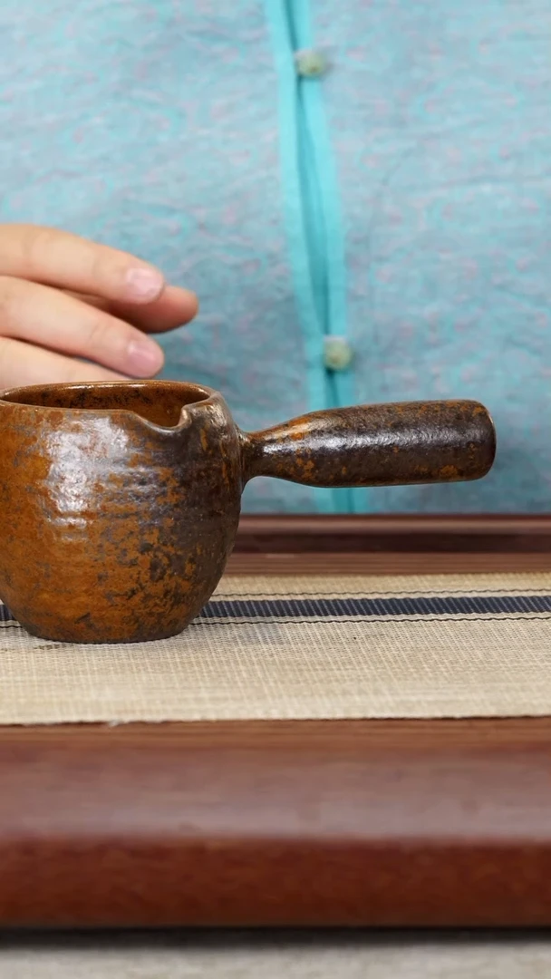 【闪购商品】紫砂茶杯侧把公道杯