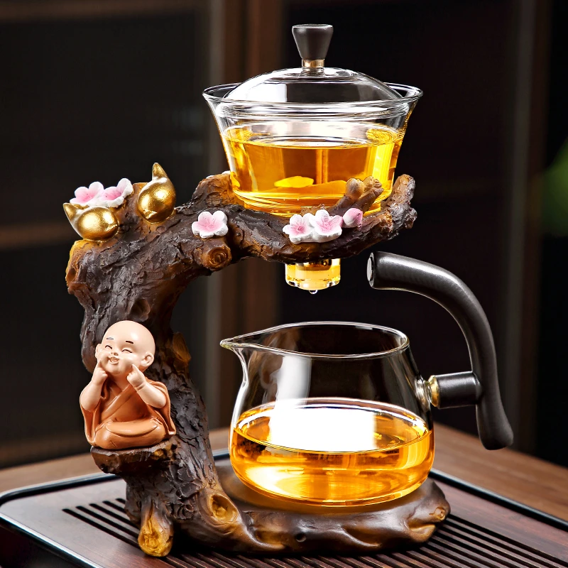 唐丰茶具套装泡茶壶全自动泡茶器懒人高档神器玻璃自动专用茶具