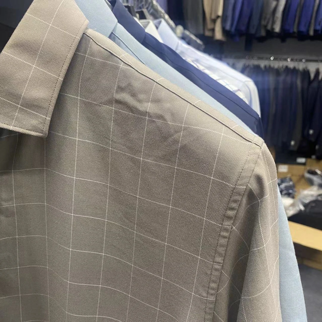 Z101-300【直播链接】高定翻领默认微瑕衬衫男士上衣