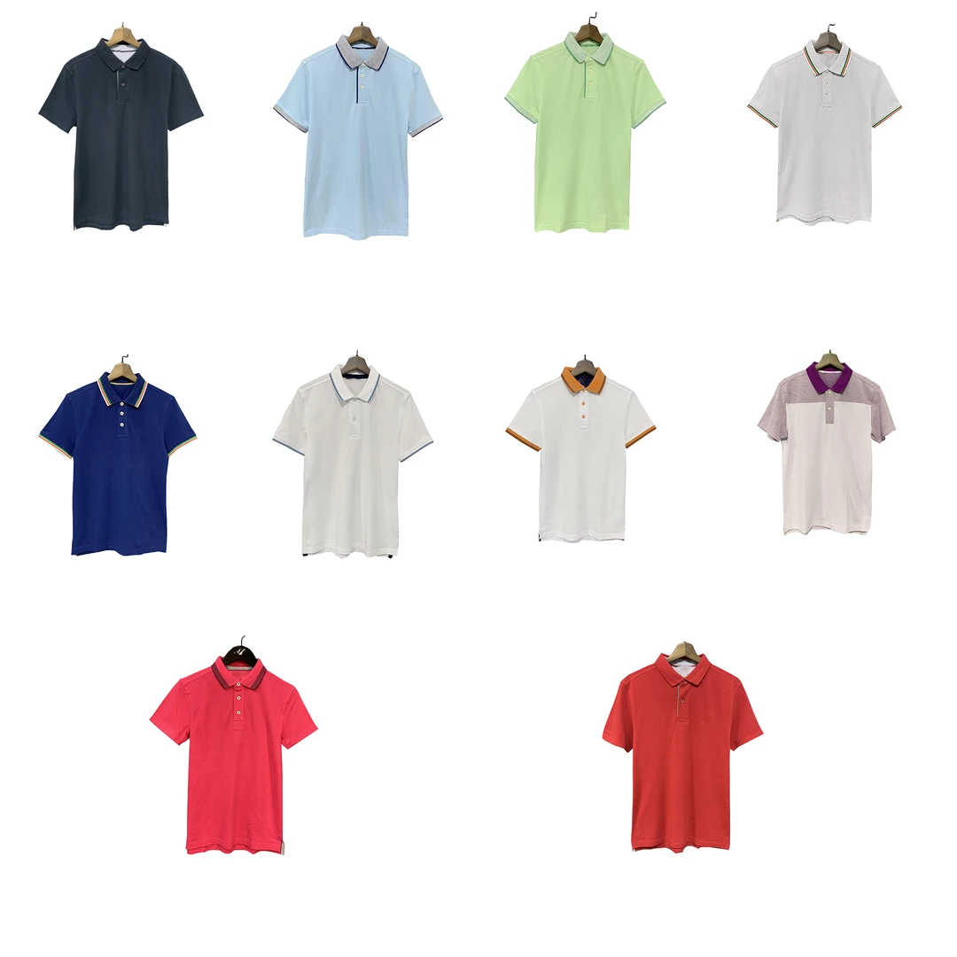 恺短袖Polo衫时尚百搭纯色休闲商务男款100翻领针织半袖PS005