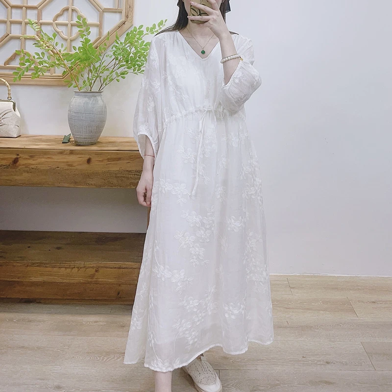 231-240女装直播间叫号为准收腰显瘦裙连衣裙