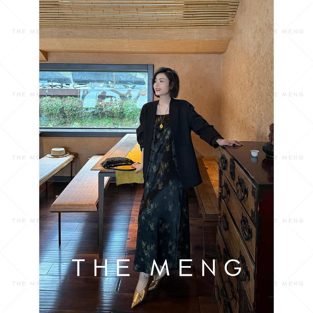 THE MENG【嘉年华】醋酸新中式复古设计感气质新国风外套#M241C098