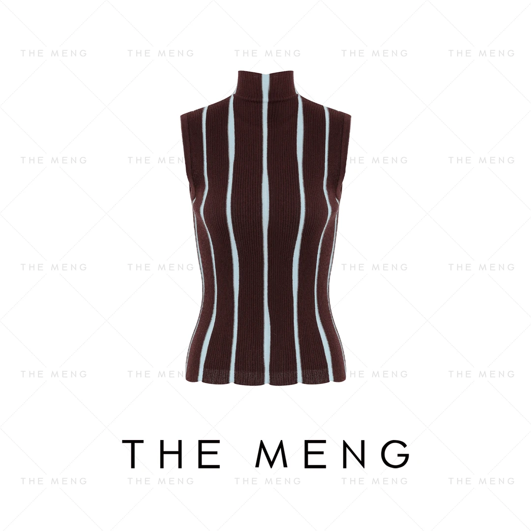 THE MENG【光晕】100绵羊毛亲肤短袖针织衫#M241D109