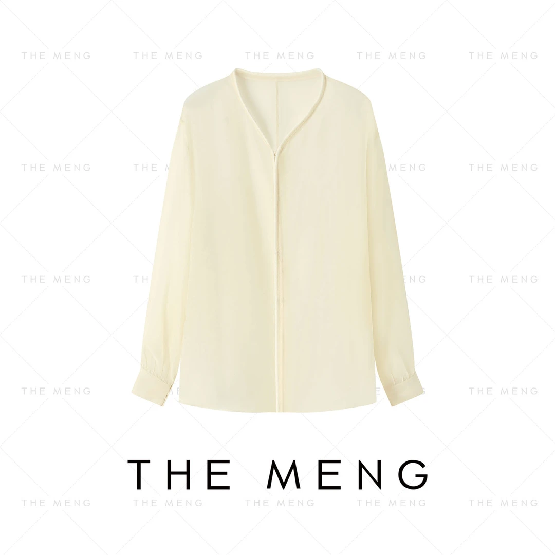 THE MENG【未央】纯色气质长袖休闲简约开衫#M241A093