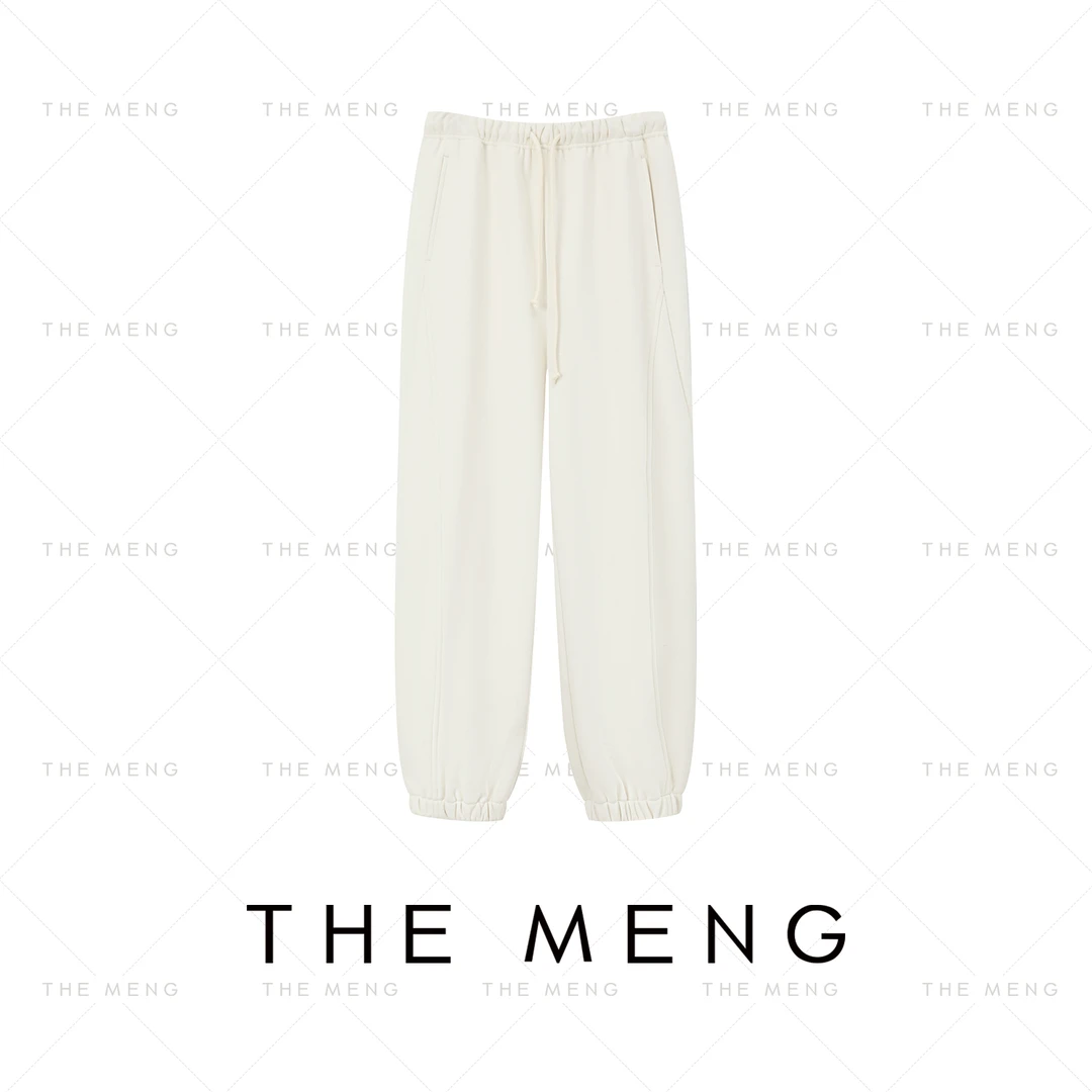 THE MENG【松弛感】软糯御寒锁温通勤针织休闲卫裤#M244P0038