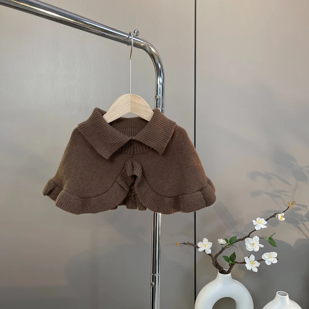 女童披肩围脖儿童时尚百搭韩系韩版秋冬洋气