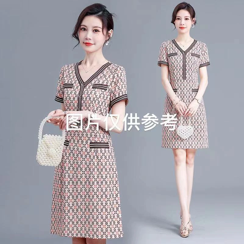 M0443#修身显瘦高端气质连衣裙#2362