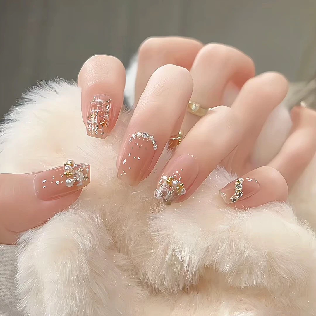 鲸岚物语【半岛情书】纯手工穿戴甲高级感小众纯欲爆款