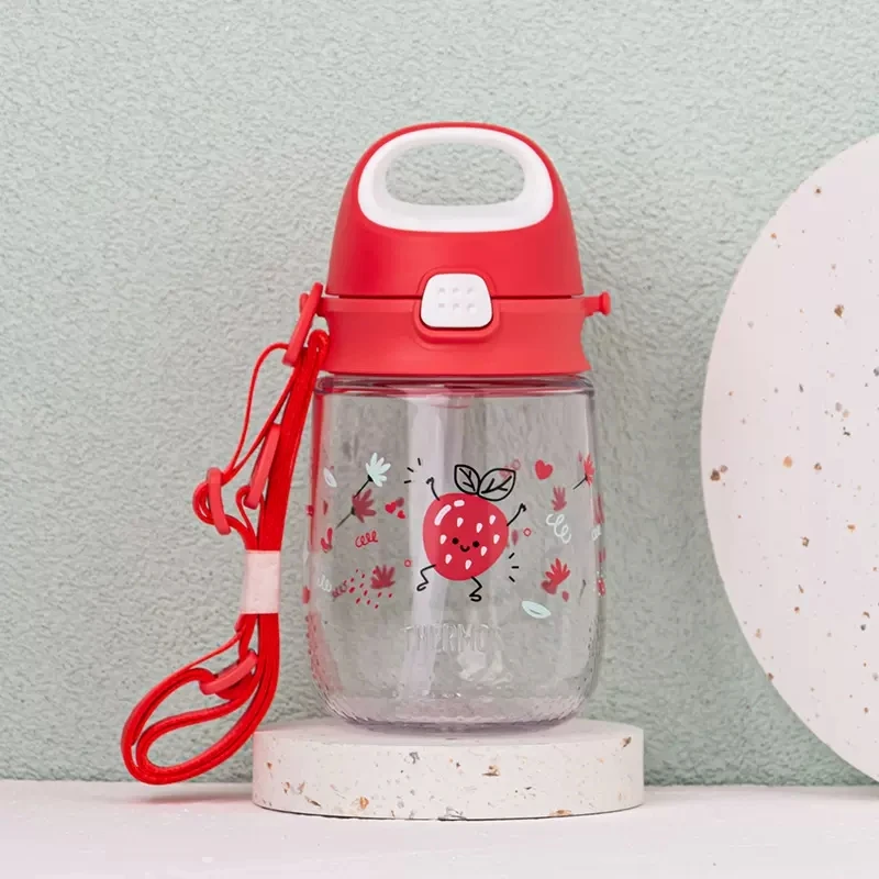THERMOS/膳魔师膳魔师儿童吸管杯可爱猪猪幼儿园宝宝夏季学饮杯
