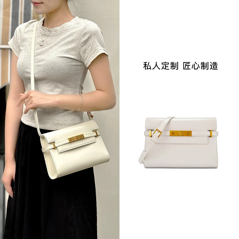 大容量包包2024新款通勤腋下包单肩斜挎包真皮曼哈顿