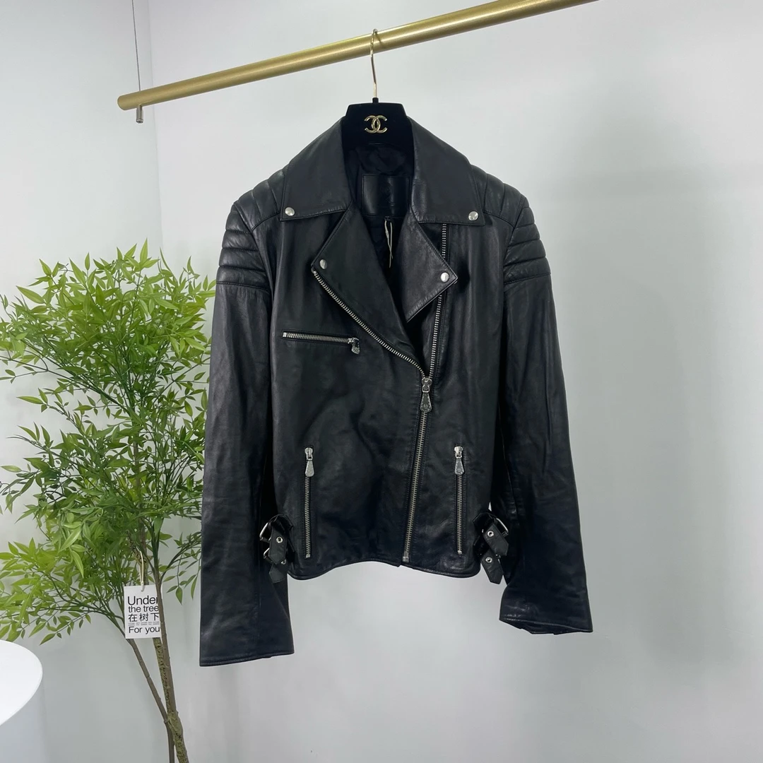 Alexander McQueen 亚历山大麦昆 机车皮衣夹克 42码/95新/无配件