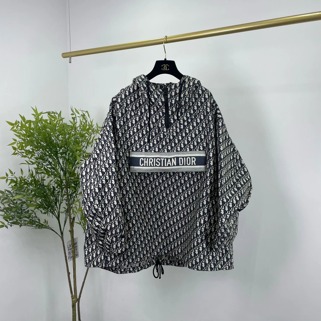 Dior 迪奥 Oblique 老花满印冲锋衣 XS码/95新/无配件
