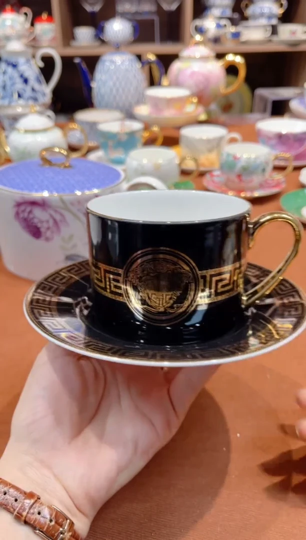 【闪购商品】瓷片范黑釉杯碟······