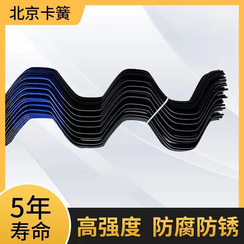 温室浸塑镀锌北京卡槽卡簧大棚配件压膜簧卡丝卡条包塑卡簧防锈