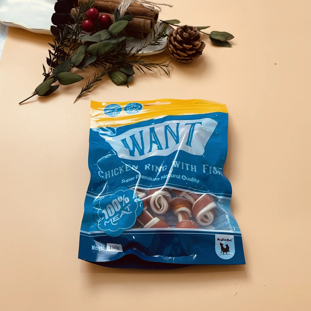 【舍与乐】鸡肉味双色结骨狗狗零食