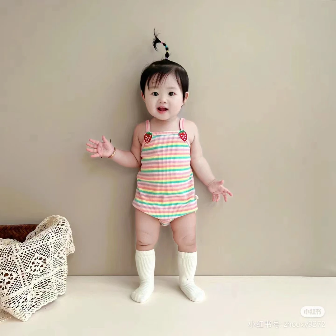 宝宝包屁连体服洋气美乐蒂丑鱼四季款女宝男宝