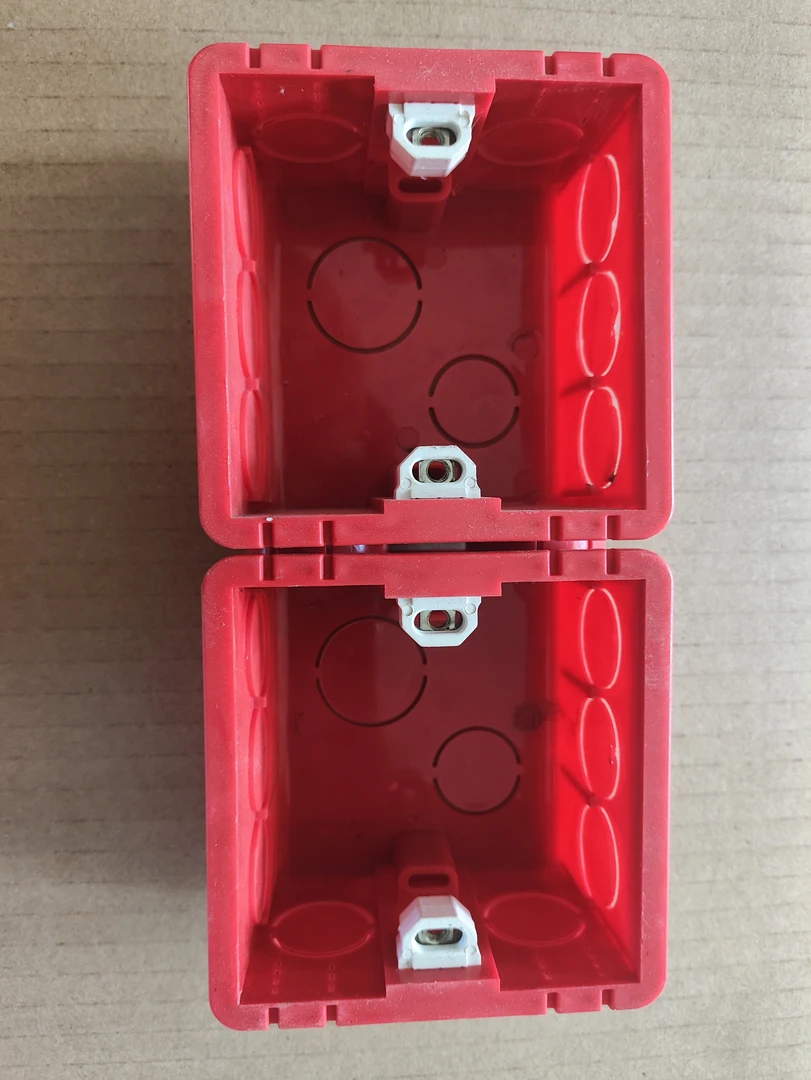 86型线盒加厚筒接暗盒6个