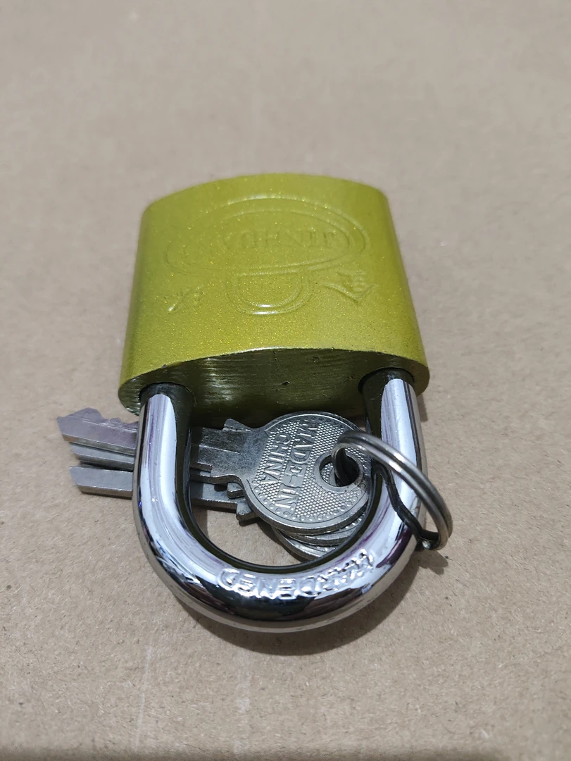 品质50挂锁带3把钥匙(品牌随机)