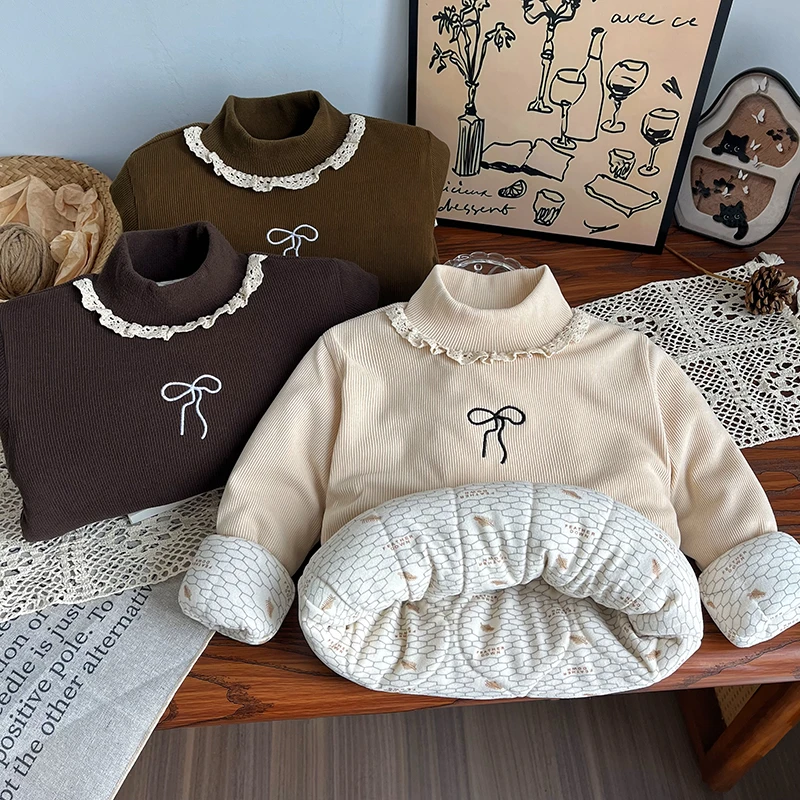 【三层夹棉抗寒-9°一件过冬】2024新款儿童冬季保暖加厚洋气棉袄