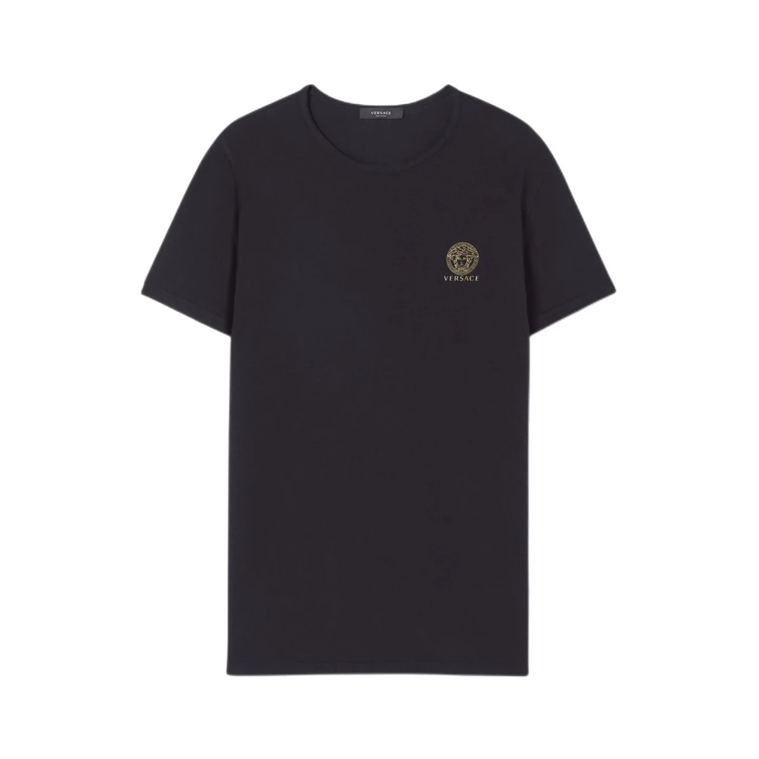 全新未使用 VERSACE/范思哲 美杜莎头像印花圆领短袖T恤 AUU0100