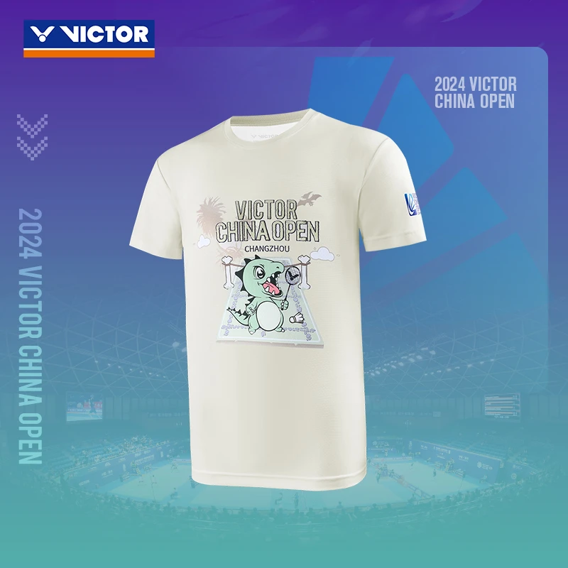 VICTOR/威克多胜利羽毛球包中国公开赛纪念款球服T-CO2402透气