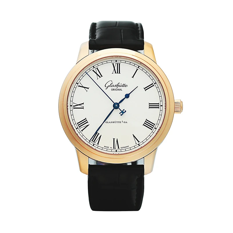 95新 Glashutte/格拉苏蒂 1-39-59-01-05-04/18年盒证/男士手表