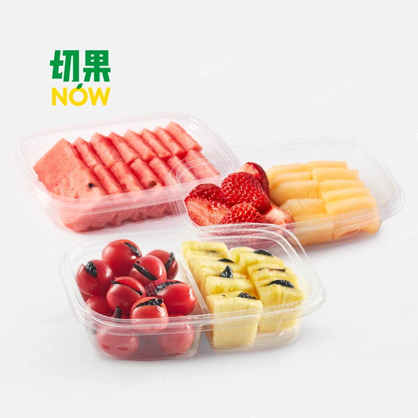 【小莓好】草莓(微酸)+哈密瓜220g+【天作之合】凤梨乌梅+乌梅小番茄350g+【单切】西瓜250g