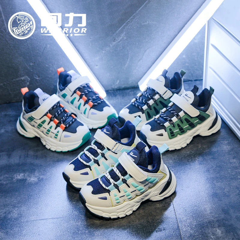 Warrior/回力2024年春秋新款男童透气百搭运动鞋舒适休闲鞋 790TC