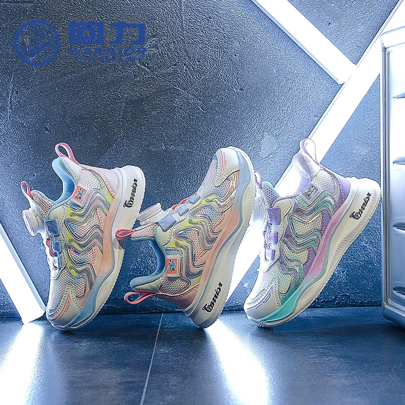 Warrior/回力2024女童春秋新款时尚运动鞋休闲透气网鞋软底潮829n