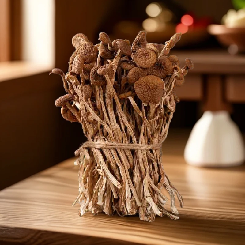 茶树菇干锅炖汤味道绿色营养食用头茬鲜嫩无硫煲汤美味