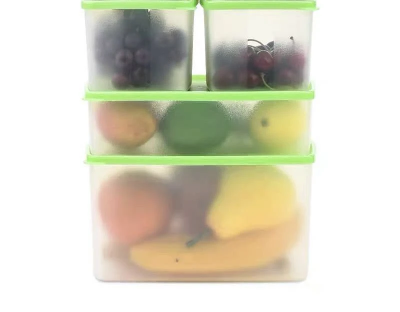 菜嫩果爽冷藏保鲜盒套装密封无毒冷藏盒
