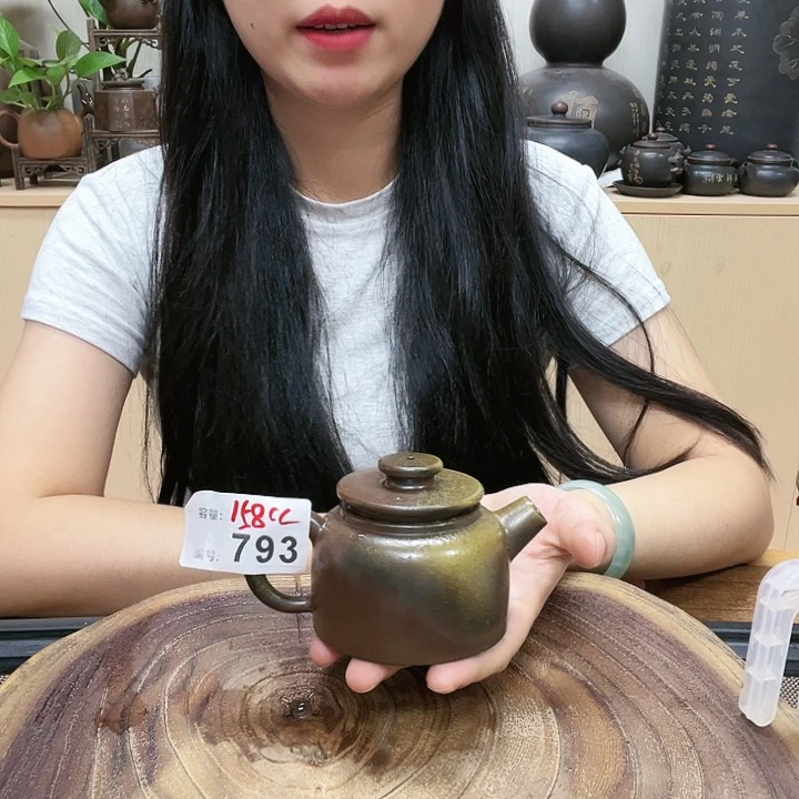 壶793老韩坭兴陶 柴烧巨轮珠 158cc
