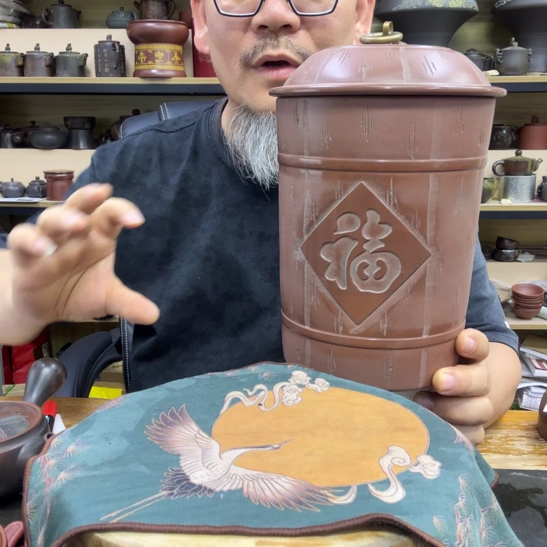 壶老韩坭兴陶直播闪购