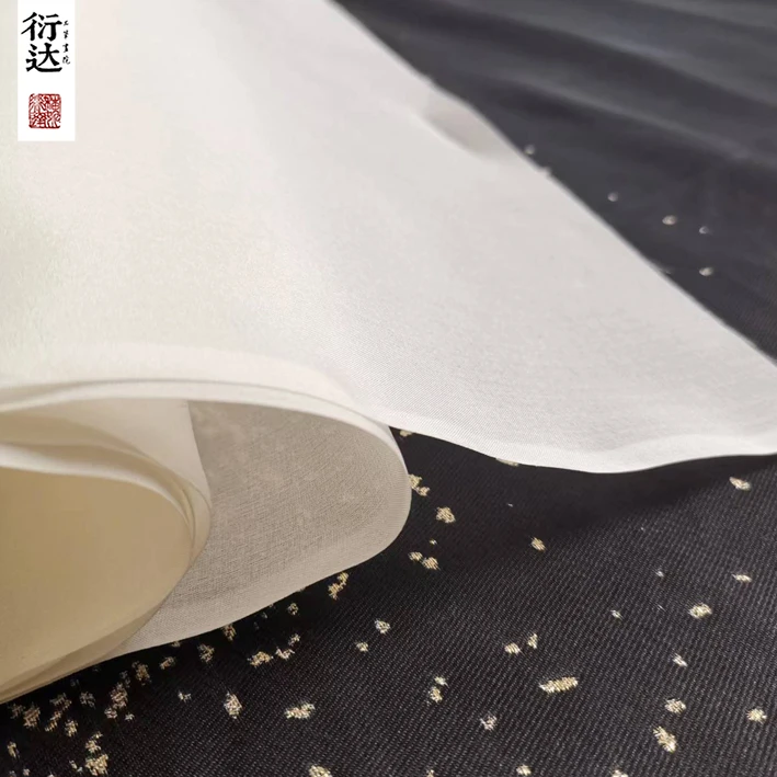 【衍达工笔】工笔专用真丝免绷绢(拍下一份长1米)