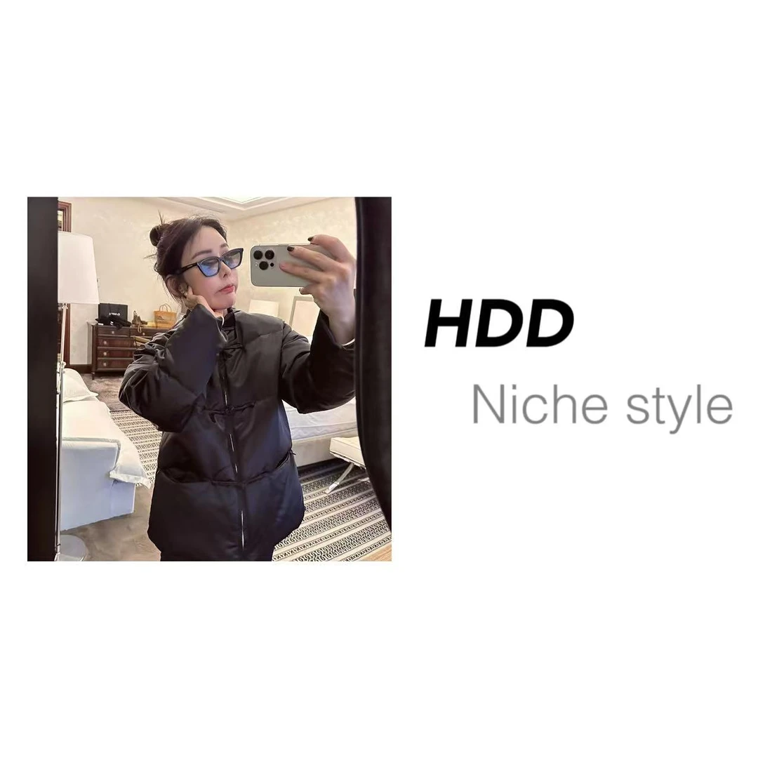 【HDD/侯點點】Y4426款冬季新中式国潮盘扣气质羽绒服