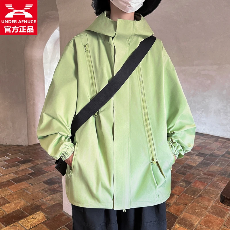 UA2023新款户外保暖冲锋衣三合一外套可拆卸男女同款加厚运动夹克