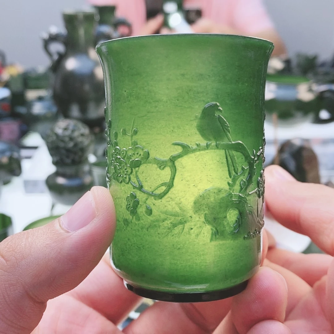 【闪购商品】和田玉（青玉）把件未镶嵌微瑕，微瑕