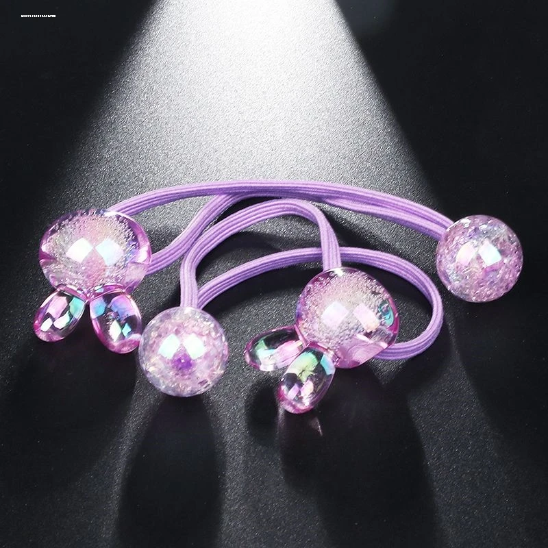 百搭多巴胺兔子发绳新款小众显白设计2025精致不伤发弹性好气质